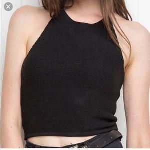 NEW Brandy Melville Ribbed Crop Top